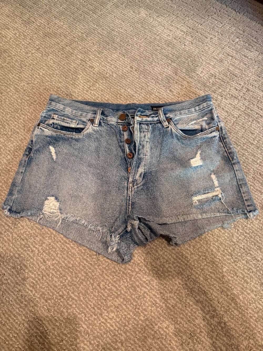 Used Blank NYC Distressed Denim Shorts Sz 31